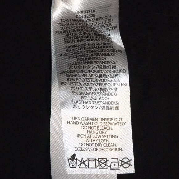 ARMANI EXCHANGE Dress, 2, Short, Crinkled Crossed Neck, Black, Sleeveless, Mini - Picture 10 of 10